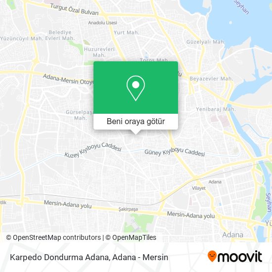 Karpedo Dondurma Adana harita