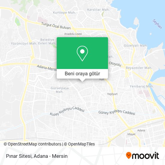 Pınar Sitesi harita