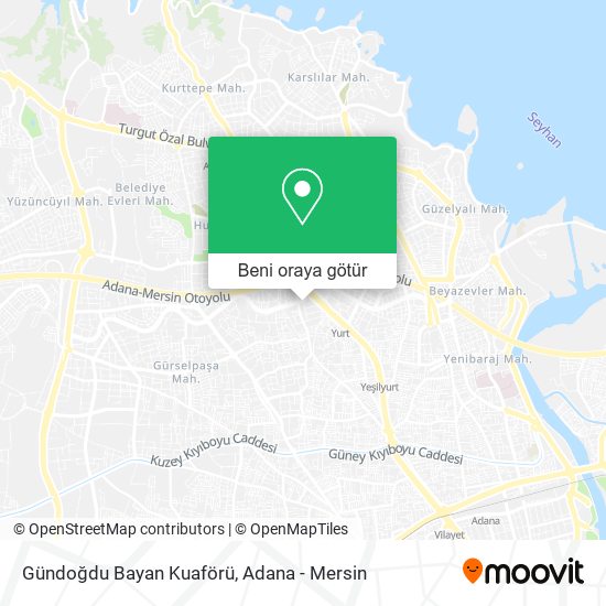Gündoğdu Bayan Kuaförü harita