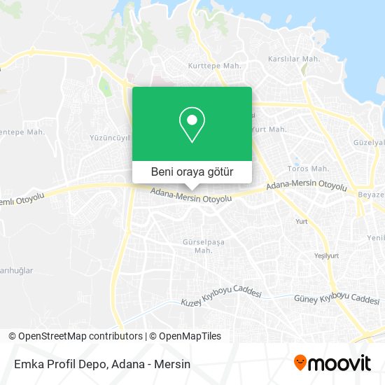 Emka Profil Depo harita