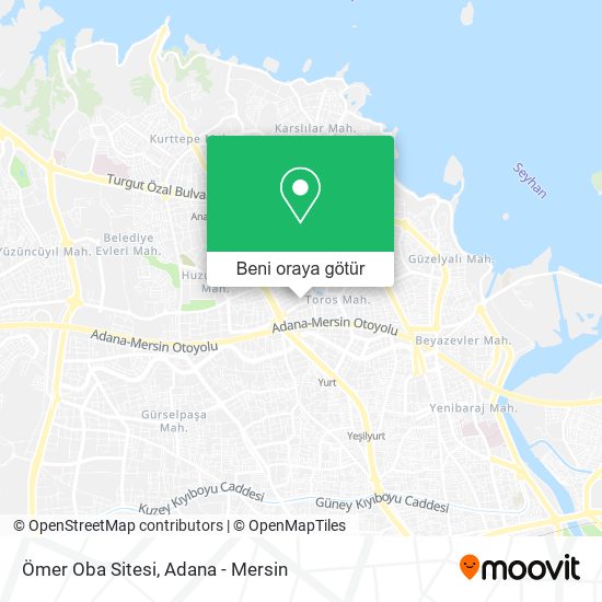 Ömer Oba Sitesi harita