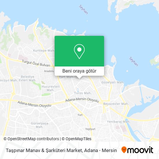 Taşpınar Manav & Şarküteri Market harita