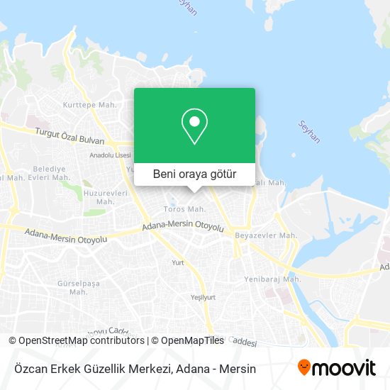 Özcan Erkek Güzellik Merkezi harita