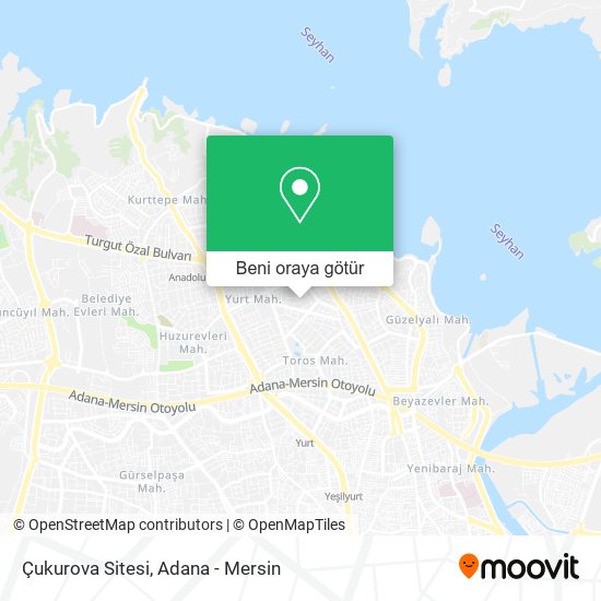 Çukurova Sitesi harita