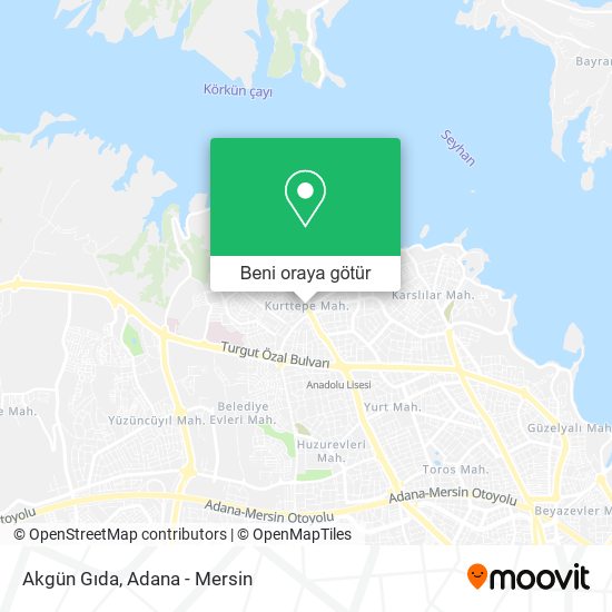 Akgün Gıda harita
