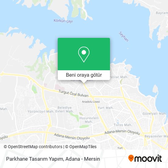 Parkhane Tasarım Yapım harita