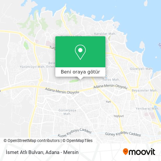 İsmet Atlı Bulvarı harita