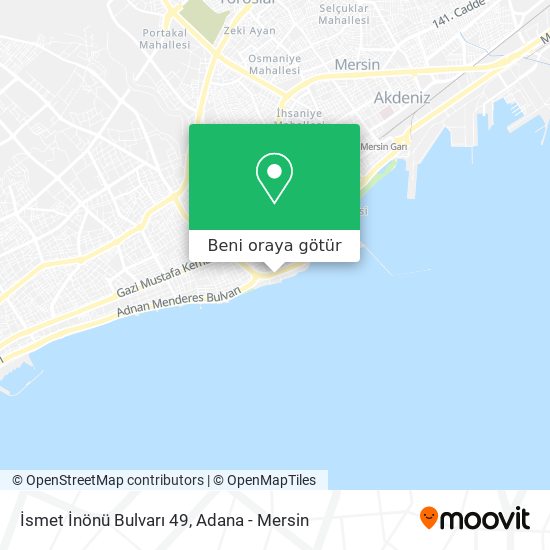 İsmet İnönü Bulvarı 49 harita