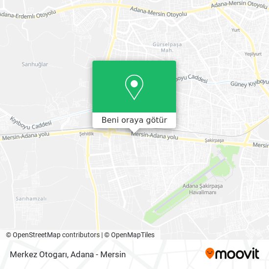 Merkez Otogarı harita