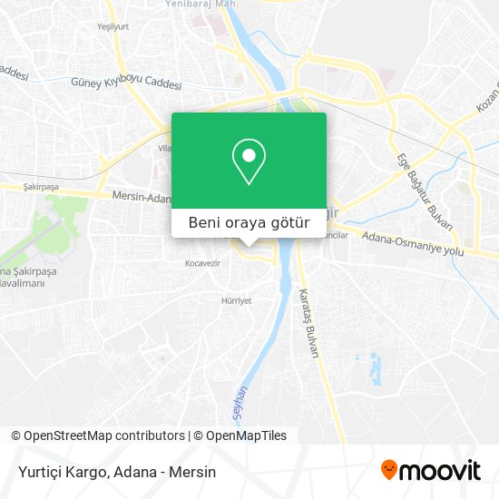 Yurtiçi Kargo harita