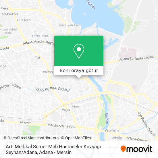 Artı Medikal:Sümer Mah.Hastaneler Kavşağı Seyhan / Adana harita