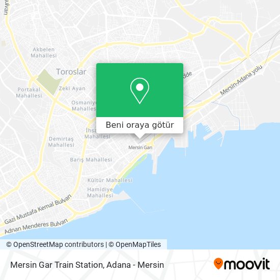 Mersin Gar Train Station harita