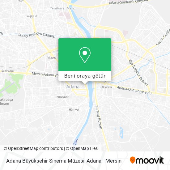 Adana Büyükşehir Sinema Müzesi harita