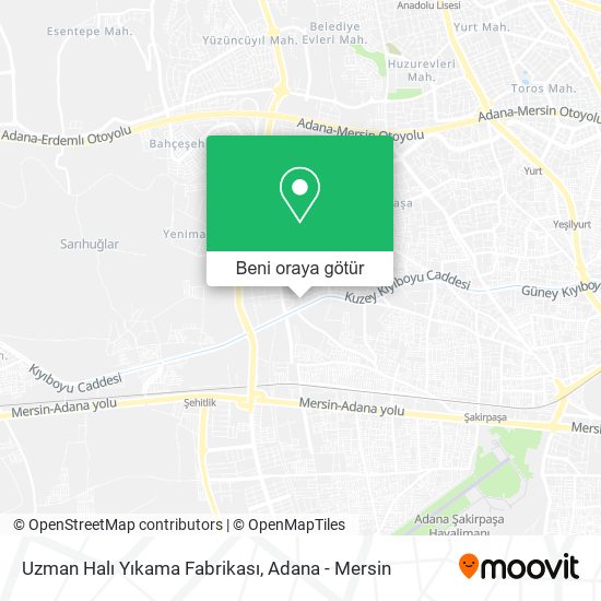 Uzman Halı Yıkama Fabrikası harita