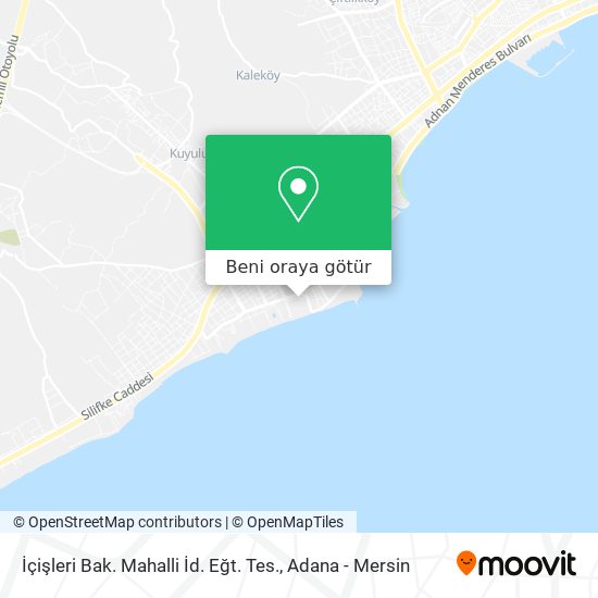 İçişleri Bak. Mahalli İd. Eğt. Tes. harita