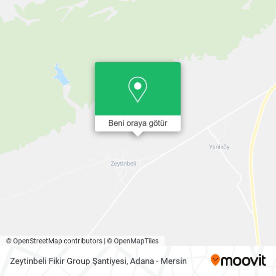 Zeytinbeli Fikir Group Şantiyesi harita