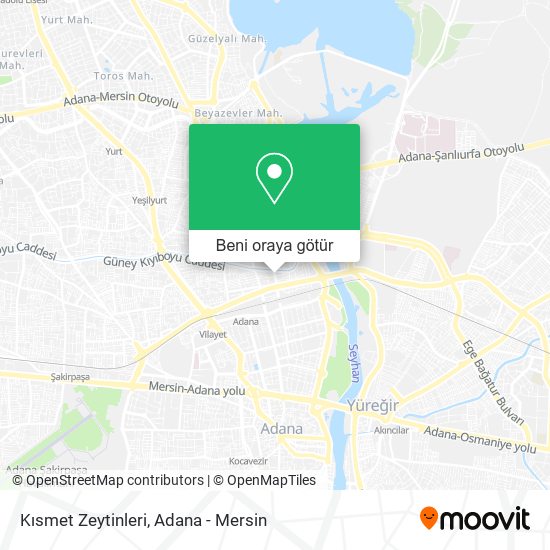 Kısmet Zeytinleri harita