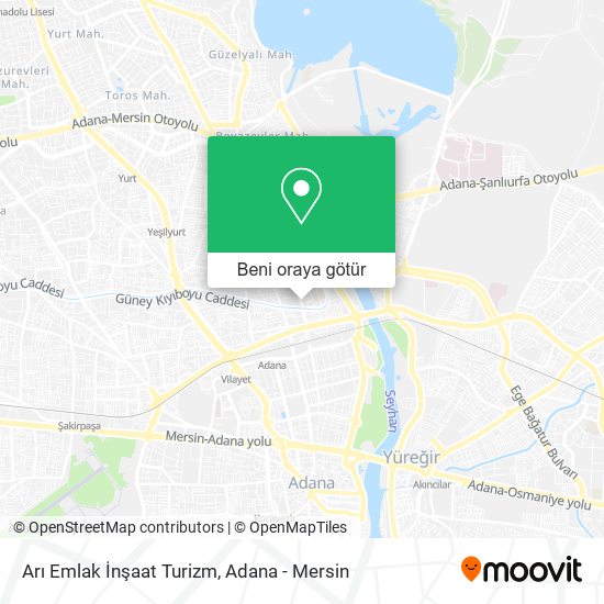 Arı Emlak İnşaat Turizm harita