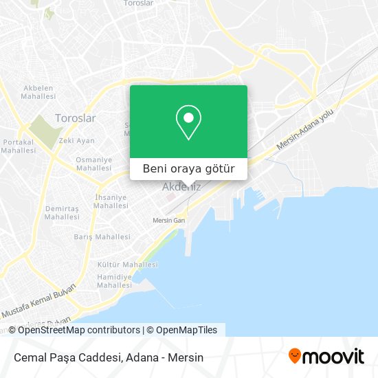 Cemal Paşa Caddesi harita