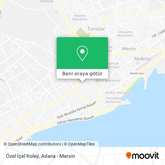 Özel İçel Koleji harita