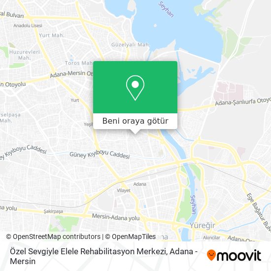 Özel Sevgiyle Elele Rehabilitasyon Merkezi harita