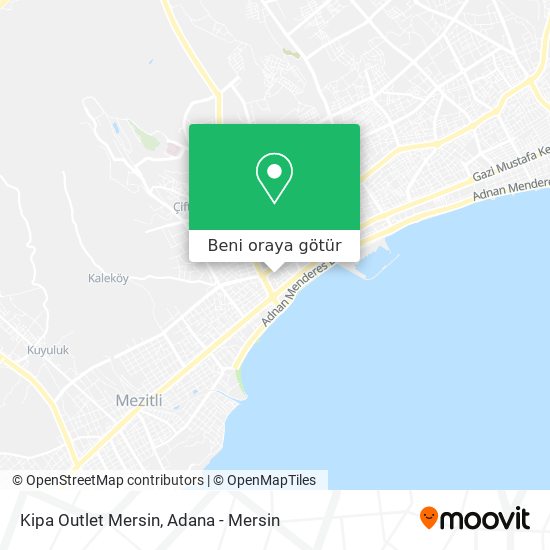 Kipa Outlet Mersin harita