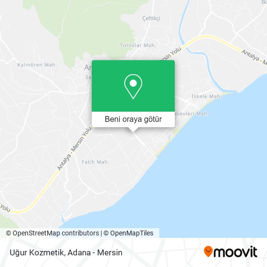 Uğur Kozmetik harita