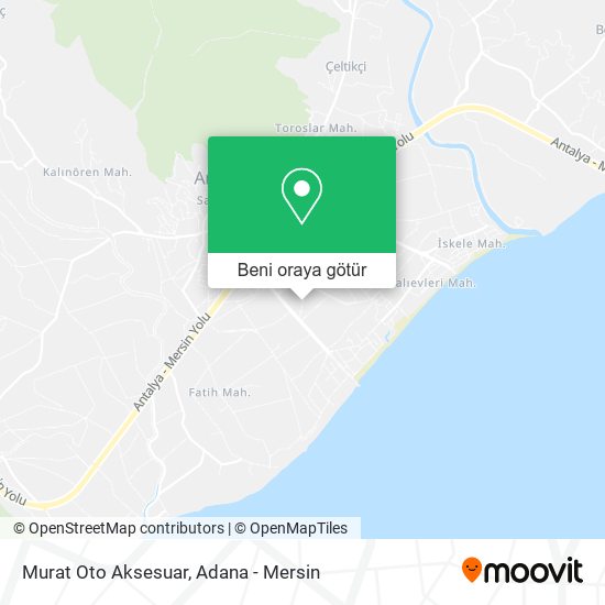 Murat Oto Aksesuar harita