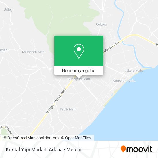 Kristal Yapı Market harita
