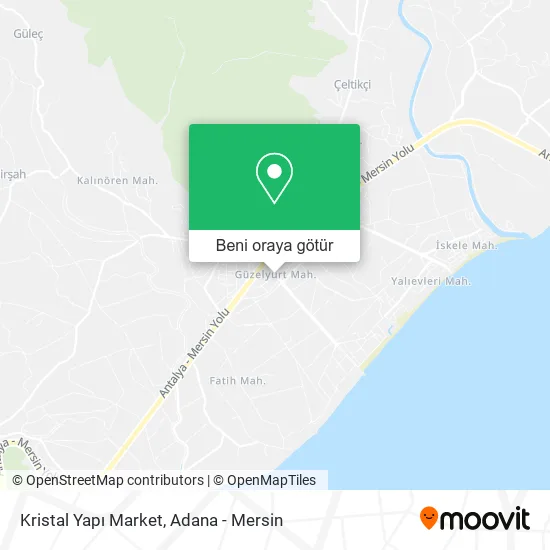 Kristal Yapı Market harita