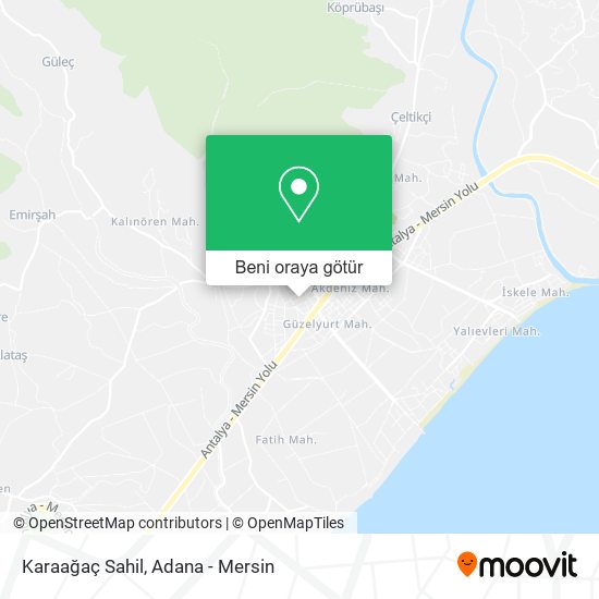 Karaağaç Sahil harita
