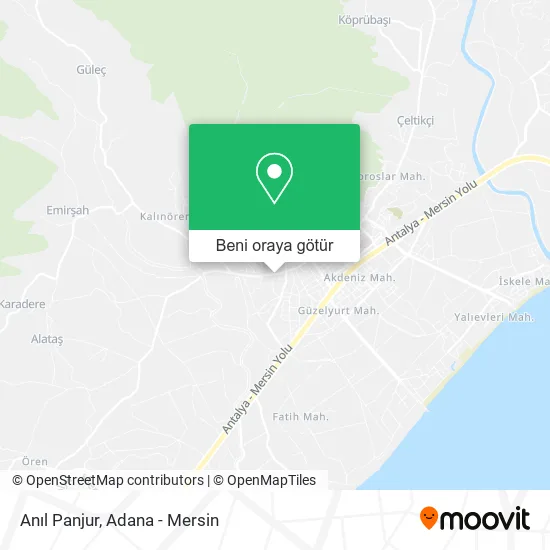 Anıl Panjur harita