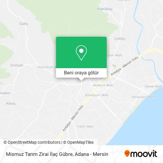 Mismuz Tarım Zirai İlaç Gübre harita