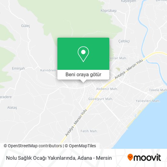 Nolu Sağlık Ocağı Yakınlarında harita