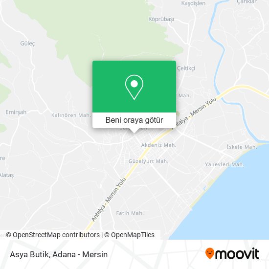 Asya Butik harita