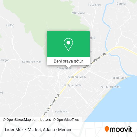 Lider Müzik Market harita