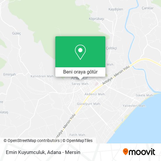 Emin Kuyumculuk harita