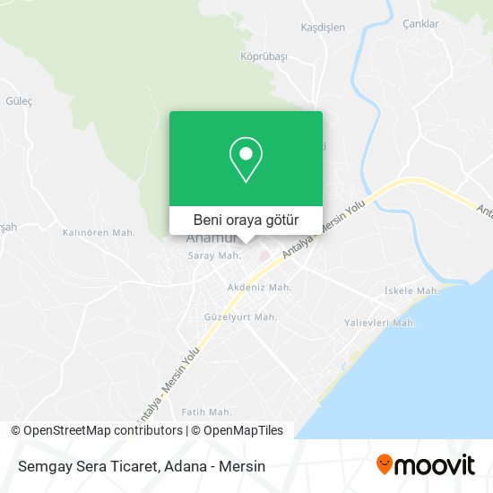 Semgay Sera Ticaret harita