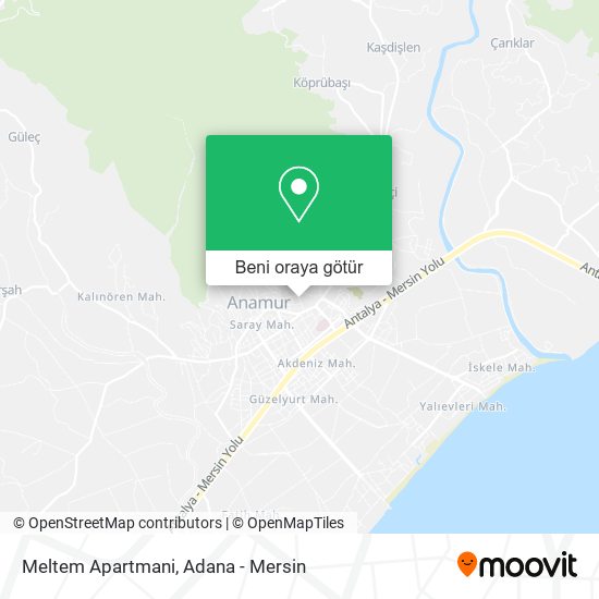 Meltem Apartmani harita