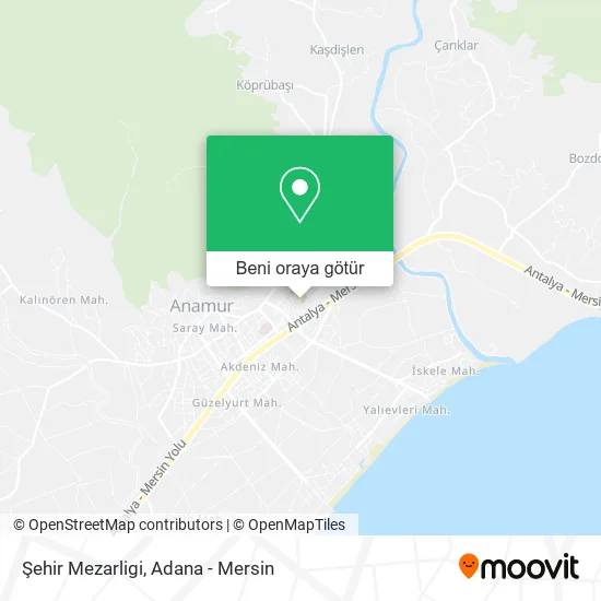 Şehir Mezarligi harita