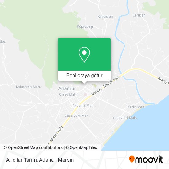 Arıcılar Tarım harita