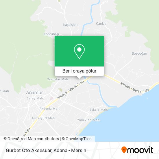 Gurbet Oto Aksesuar harita