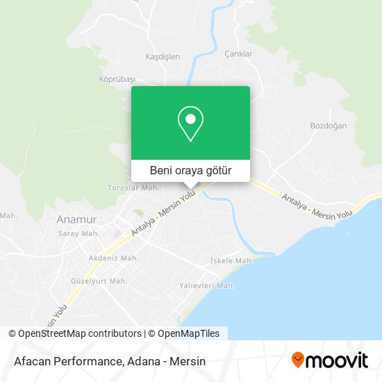 Afacan Performance harita