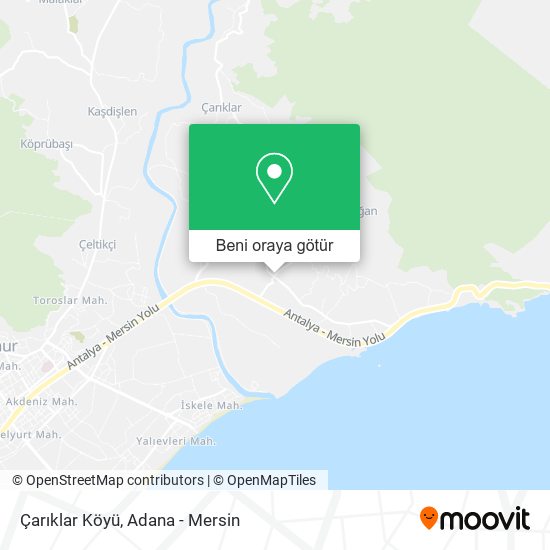 Çarıklar Köyü harita