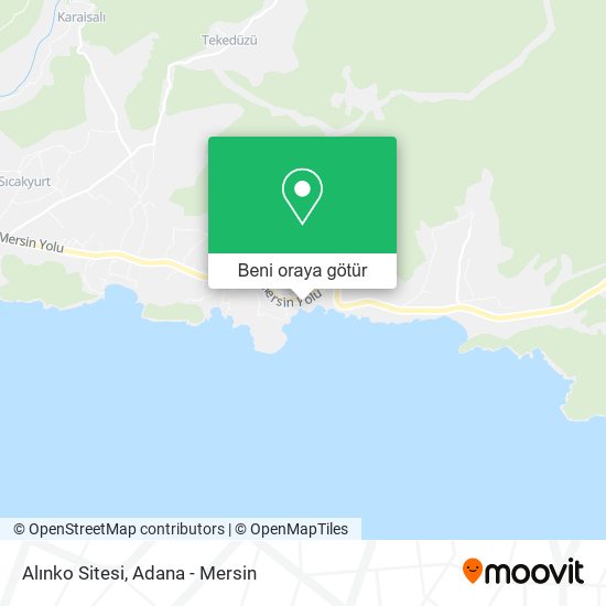 Alınko Sitesi harita