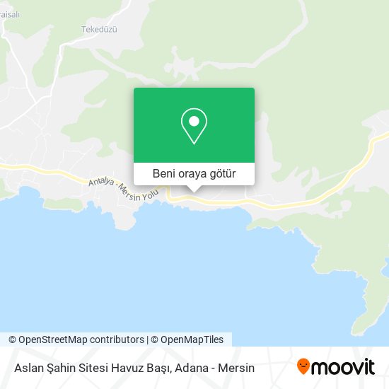 Aslan Şahin Sitesi Havuz Başı harita