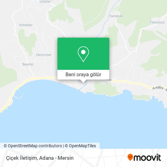 Çiçek İletişim harita