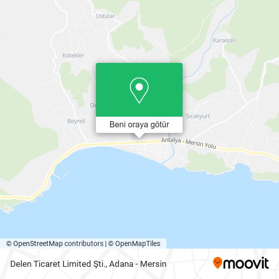 Delen Ticaret Limited Şti. harita