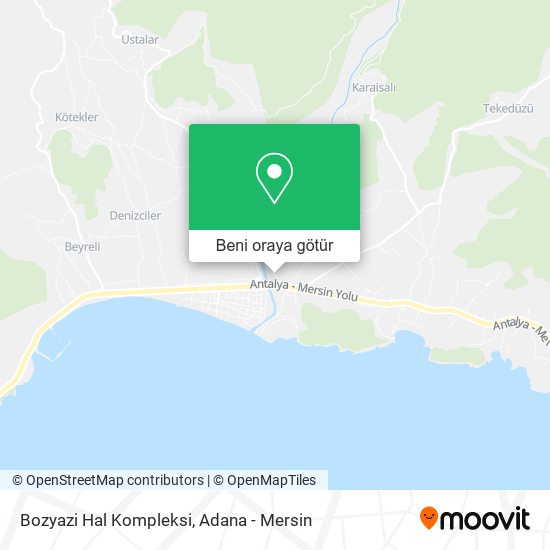 Bozyazi Hal Kompleksi harita