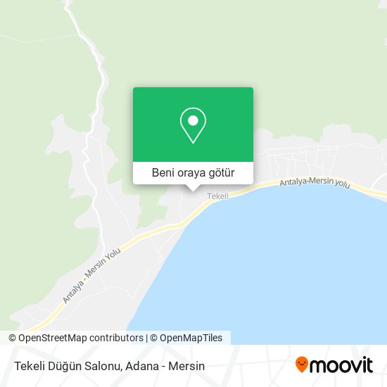 Tekeli Düğün Salonu harita